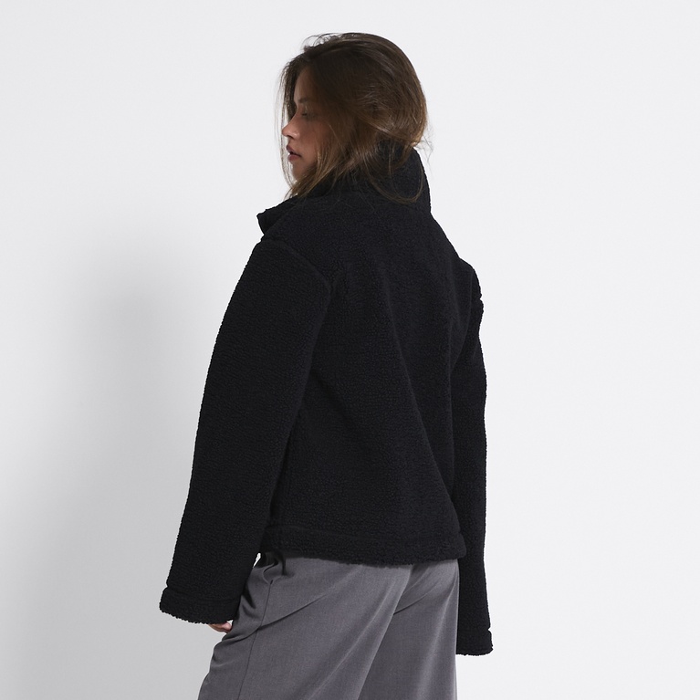 Pile jacket "Maxime" Black